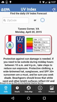 UV Index android App screenshot 3